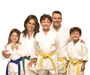 Martial Arts Lessons for Families in Lenexa KS - Group Family for Martial Arts Footer Banner