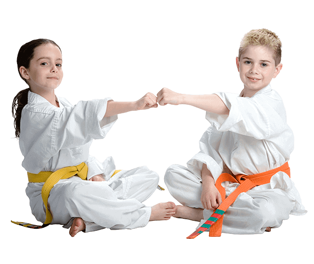 Martial Arts Lessons for Kids in Lenexa KS - Kids Greeting Happy Footer Banner