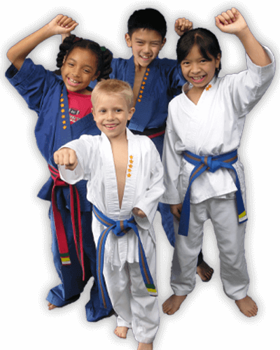 Martial Arts Summer Camp for Kids in Shawnee KS - Happy Group of Kids Banner Summer Camp Page
